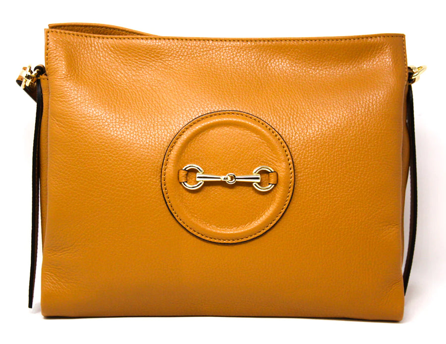 Leather Handbag - Camel