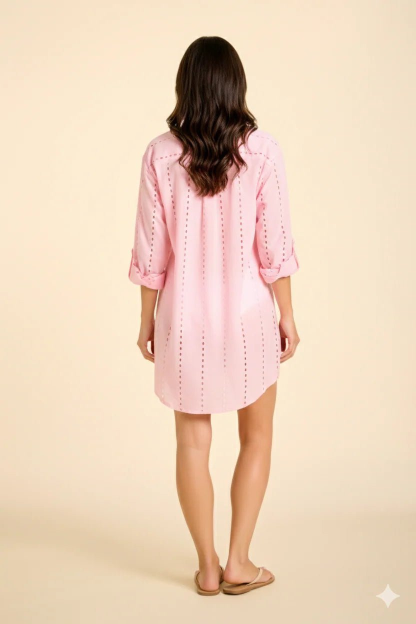 Sitano Positano Shirt Dress - Capri by Sunset & Co.