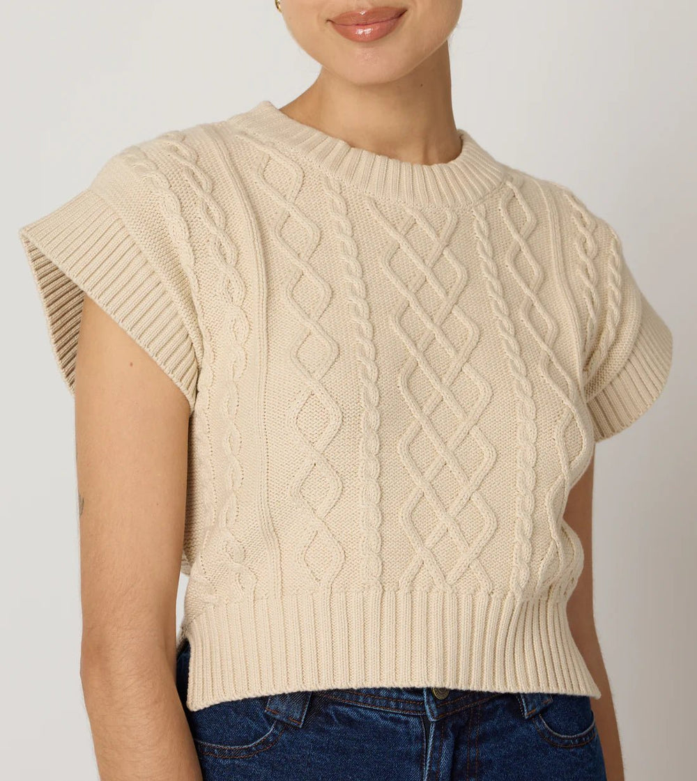 Cleobella Gigi Sweater Vest - Capri by Sunset & Co.