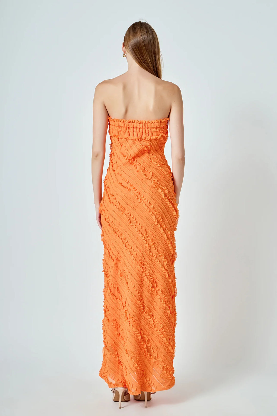 endless rose ruffled maxi dress Endless Rose