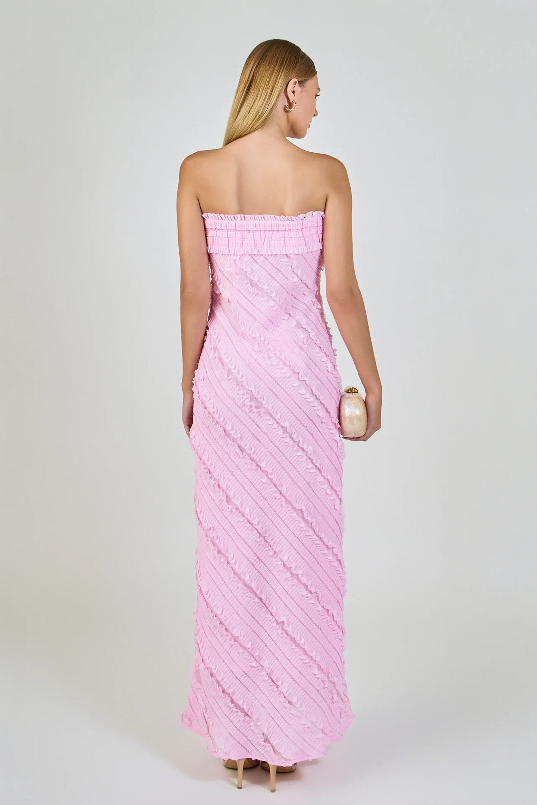 endless rose ruffled maxi dress ENDLESS ROSE Rue Maxi Dress