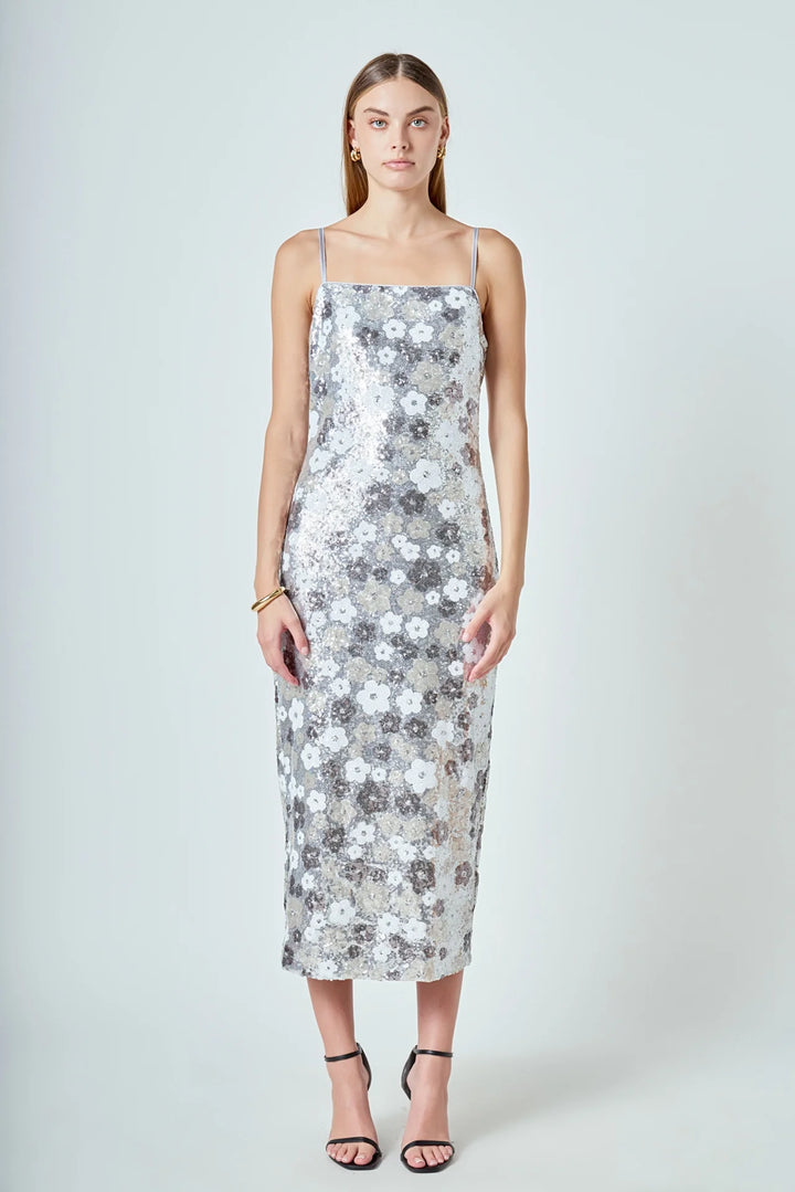 Endless Rose Sequined Midi Dress
