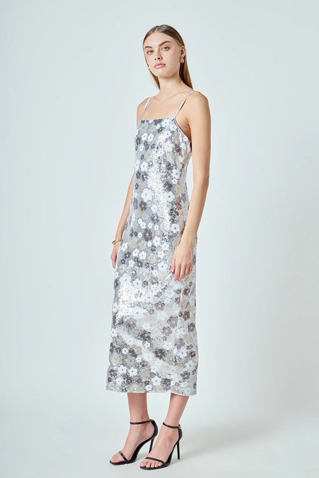 Endless Rose Sequined Midi Dress