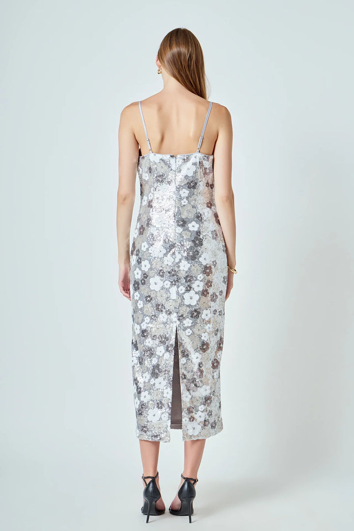Endless Rose Sequined Midi Dress