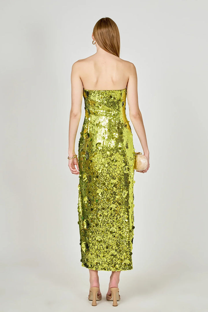 Endless Rose Sequins Midi Dress - Capri by Sunset & Co.