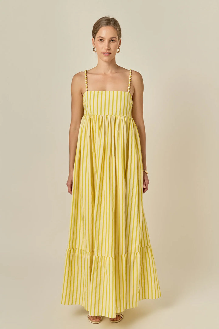 English Factory Striped Maxi Dress - Capri by Sunset & Co.