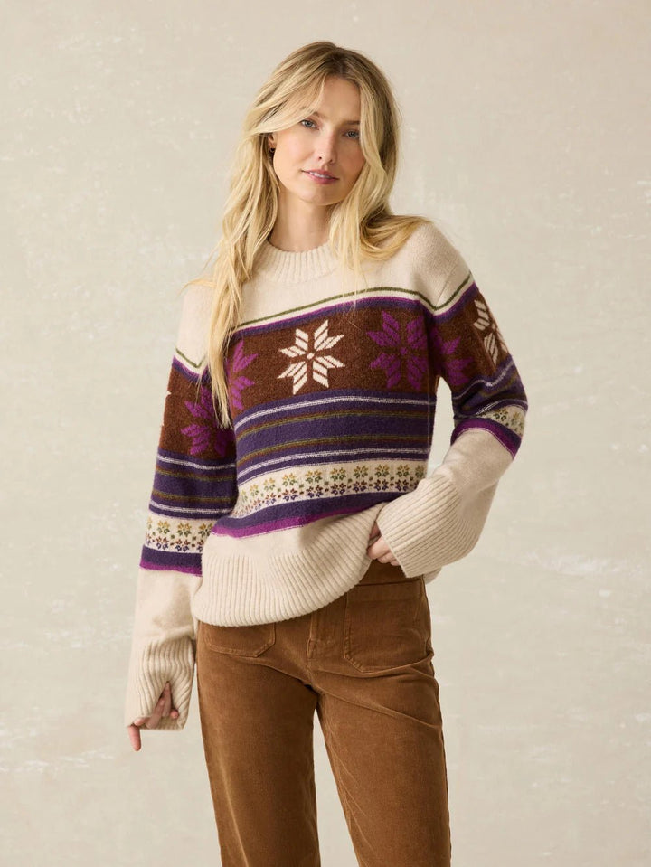 Faherty Snowdrift Sweater - Capri by Sunset & Co.