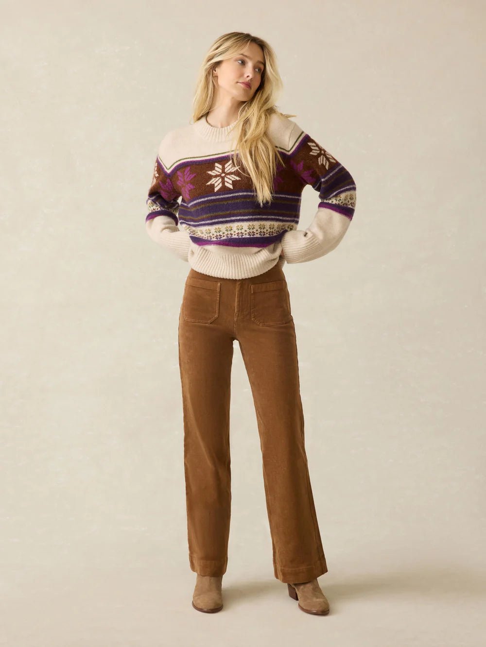 Faherty Snowdrift Sweater - Capri by Sunset & Co.