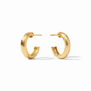 Havana Gold Hoop Earrings