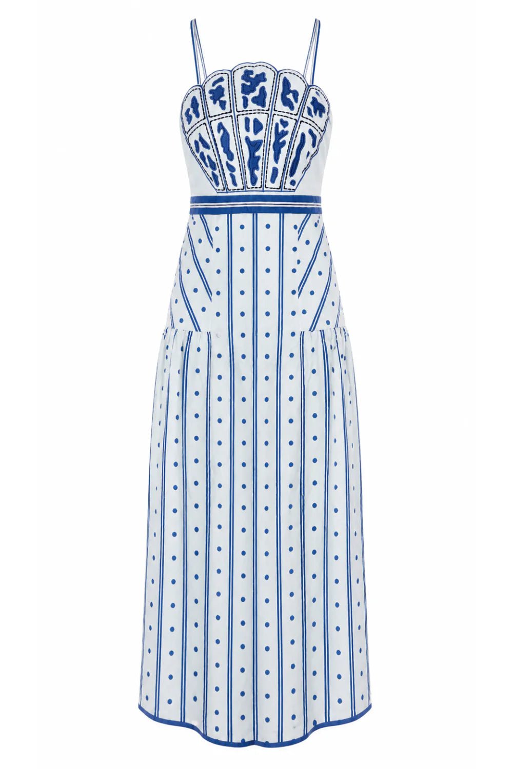 Anna Cate Hunter Midi Dress - Capri by Sunset & Co.