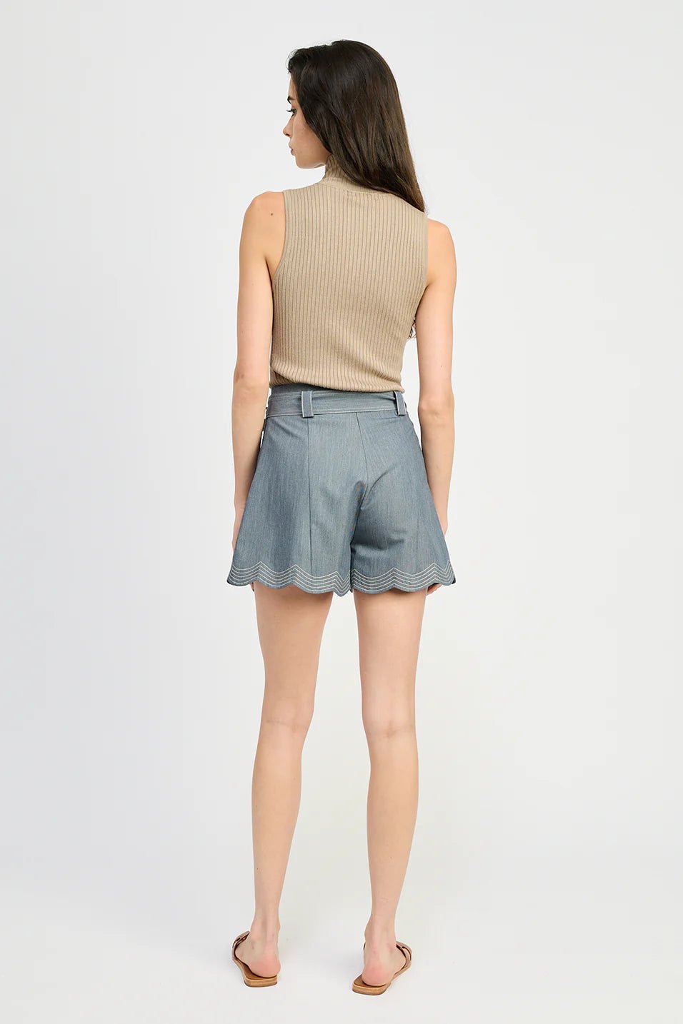 En Saison Angeline Shorts - Capri by Sunset & Co.