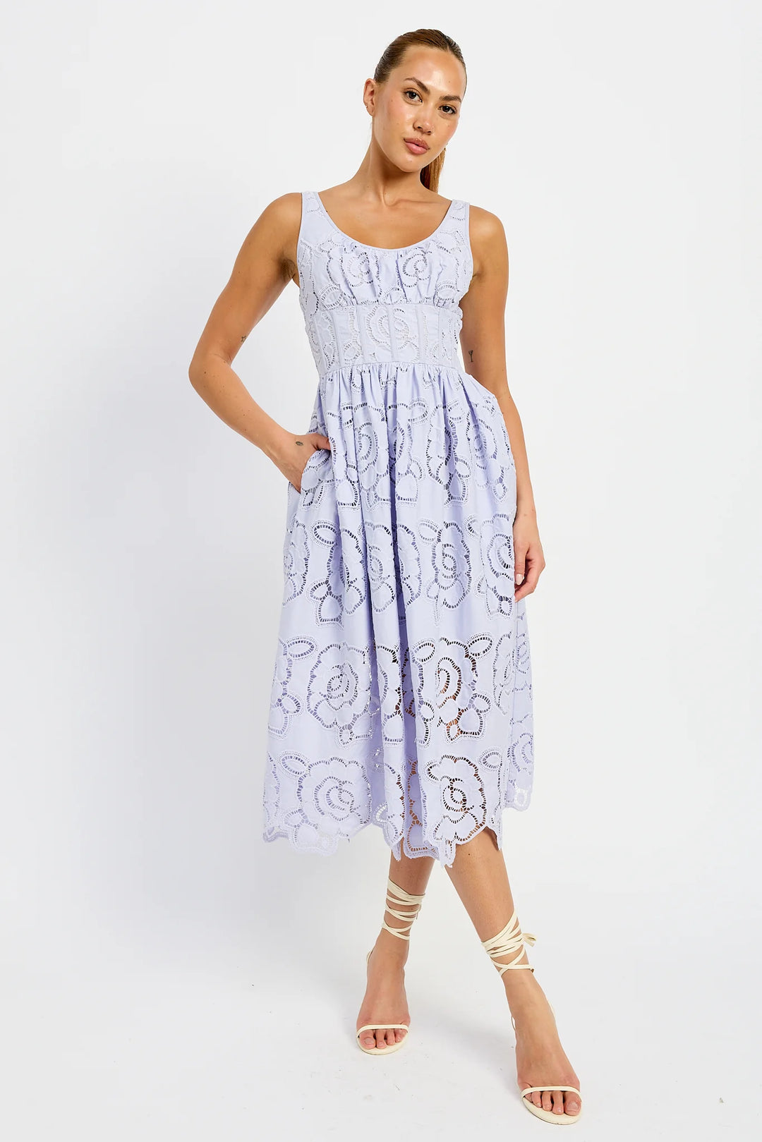 En Saison Brynlee Midi Dress - Capri by Sunset & Co.