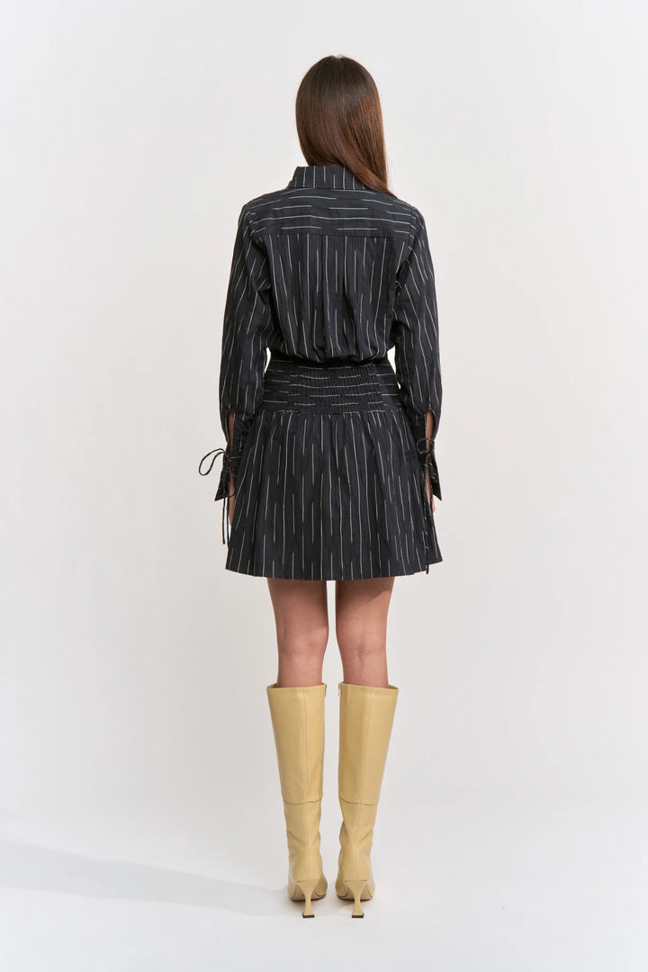 En Saison Tricia Mini Shirt Dress - Capri by Sunset & Co.