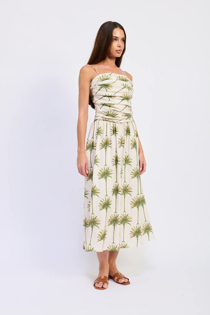 En Saison Sabrina Midi Dress - Capri by Sunset & Co.