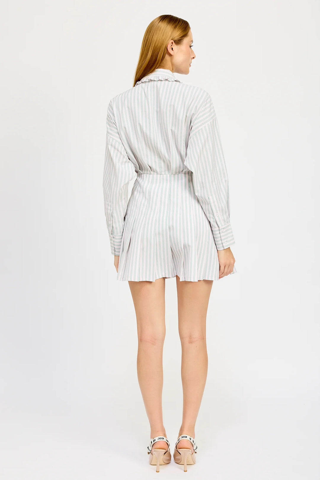 En Saison Haisley Stripe Mini Dress