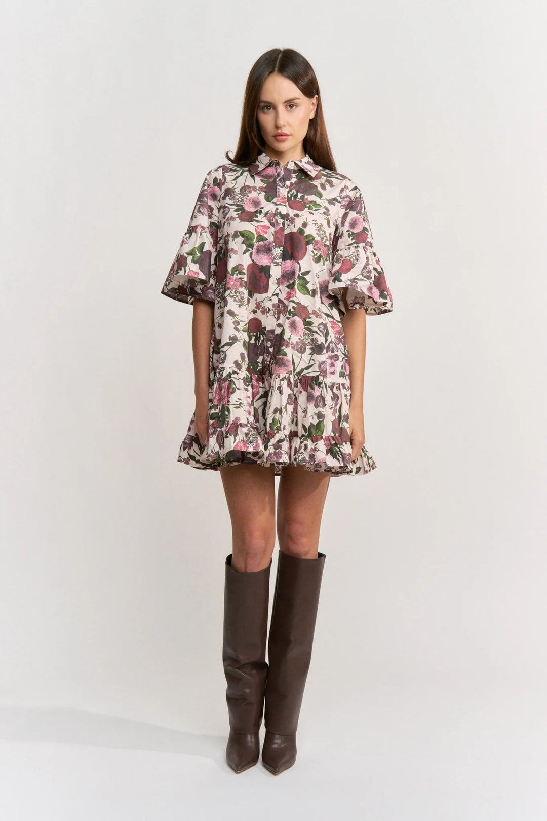 En Saison Miranda Mini Shirt Dress