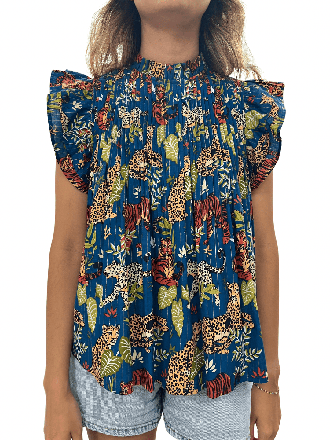 Printfresh When In Doubt Blouse - Capri by Sunset & Co.