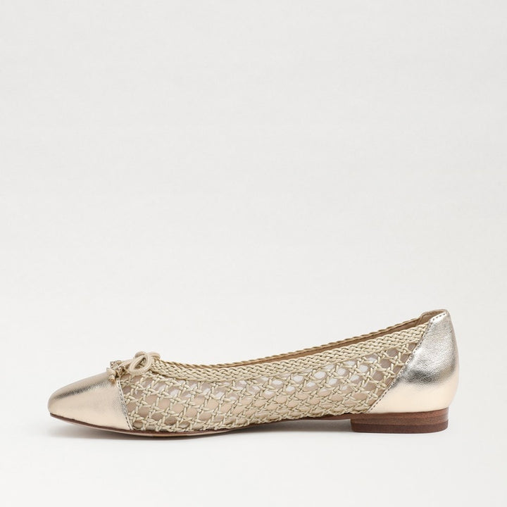 Sam Edelman May Ballet Flat - Bleached Natural Weave - Capri by Sunset & Co.