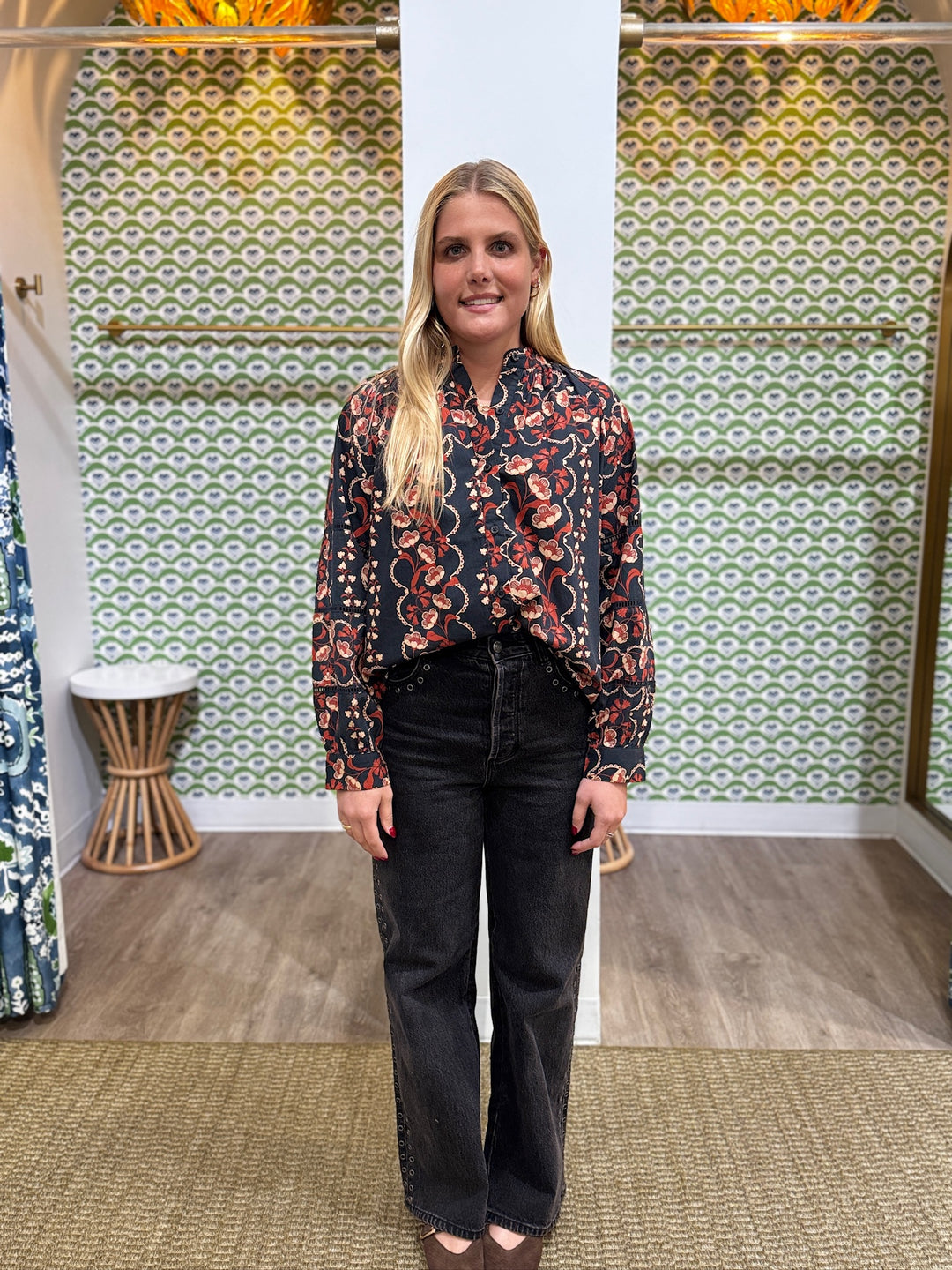 La Roque Carrie Blouse - Capri by Sunset & Co.