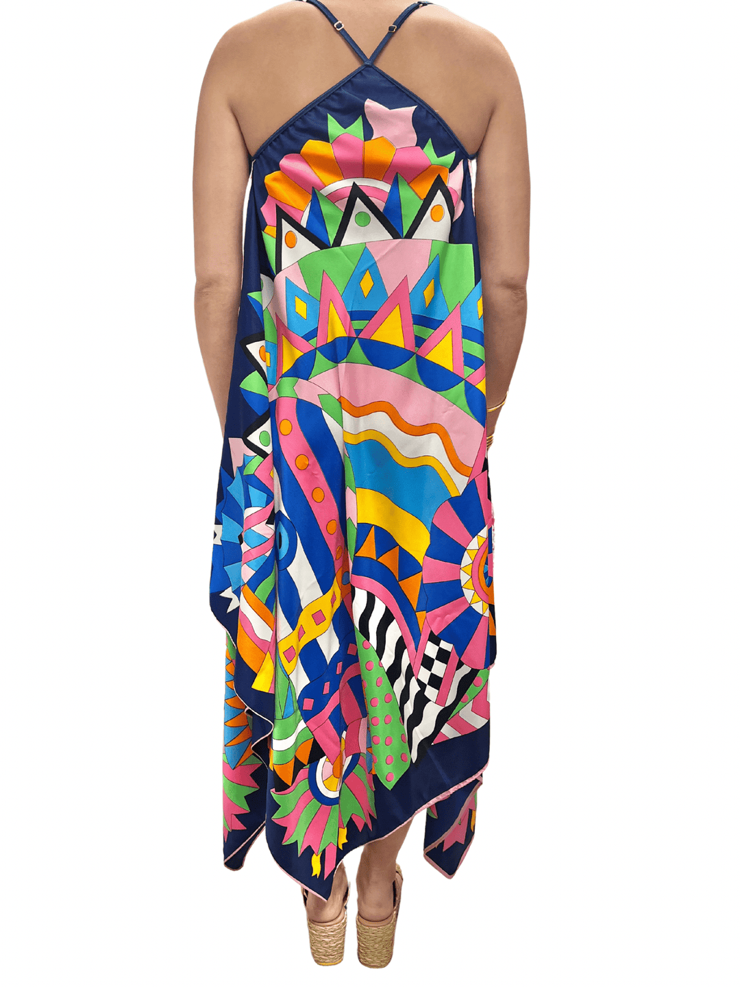Stacy Bradley Design Silk Scarf Dress - Capri by Sunset & Co.