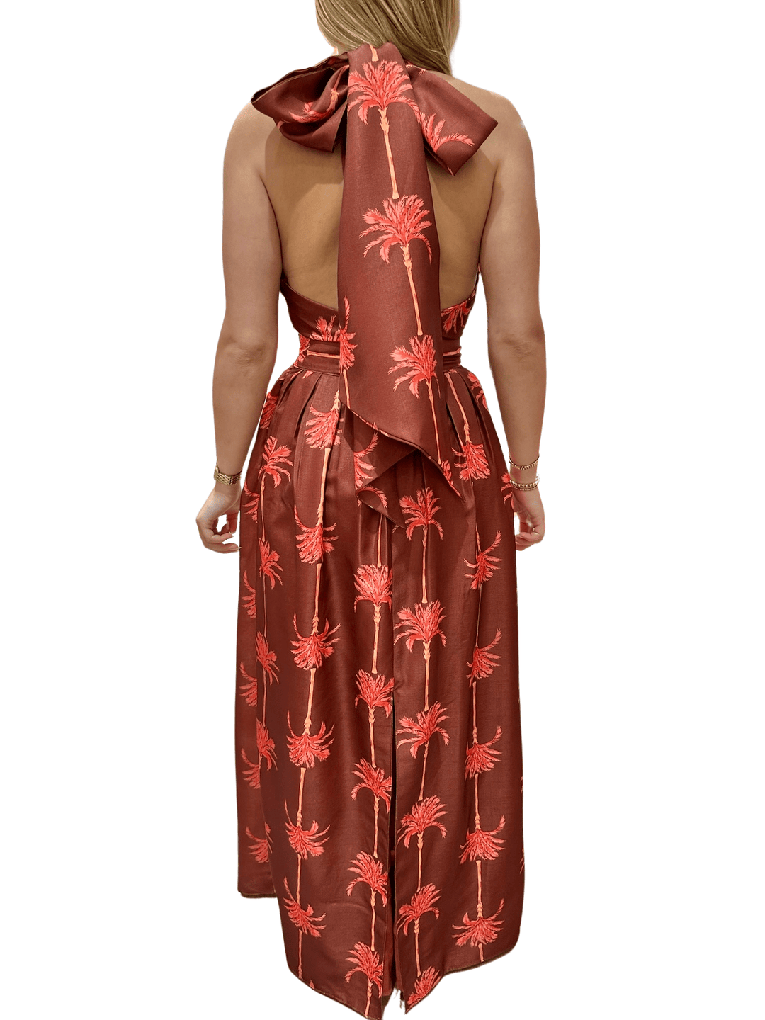 En Saison Halter Maxi Dress - Capri by Sunset & Co.