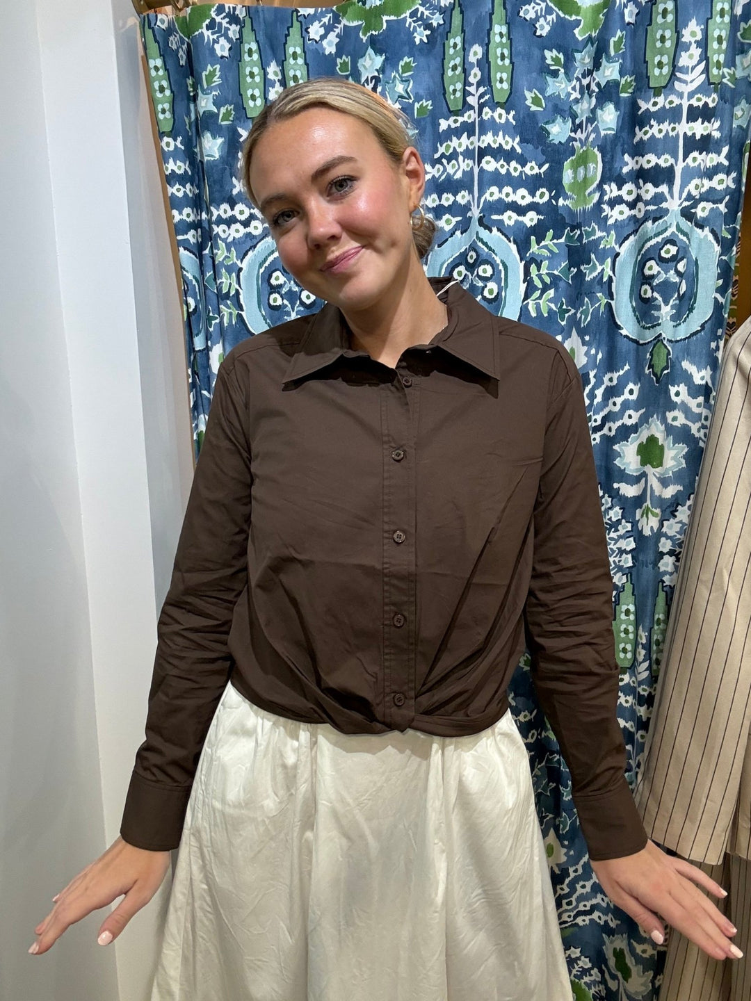 J. Society French Tuck Top - Capri by Sunset & Co.