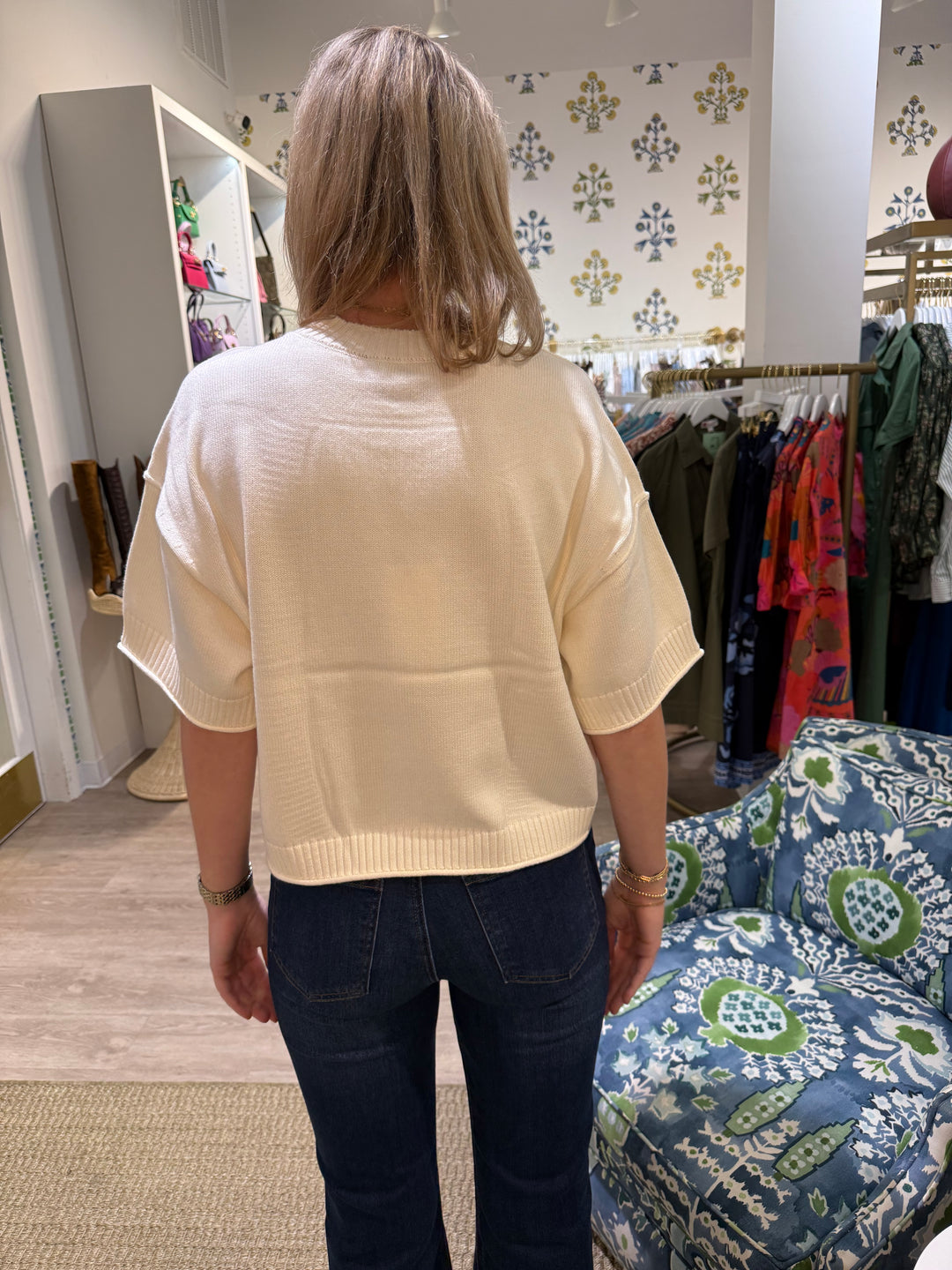 J. Society Boxy Crewneck Sweater