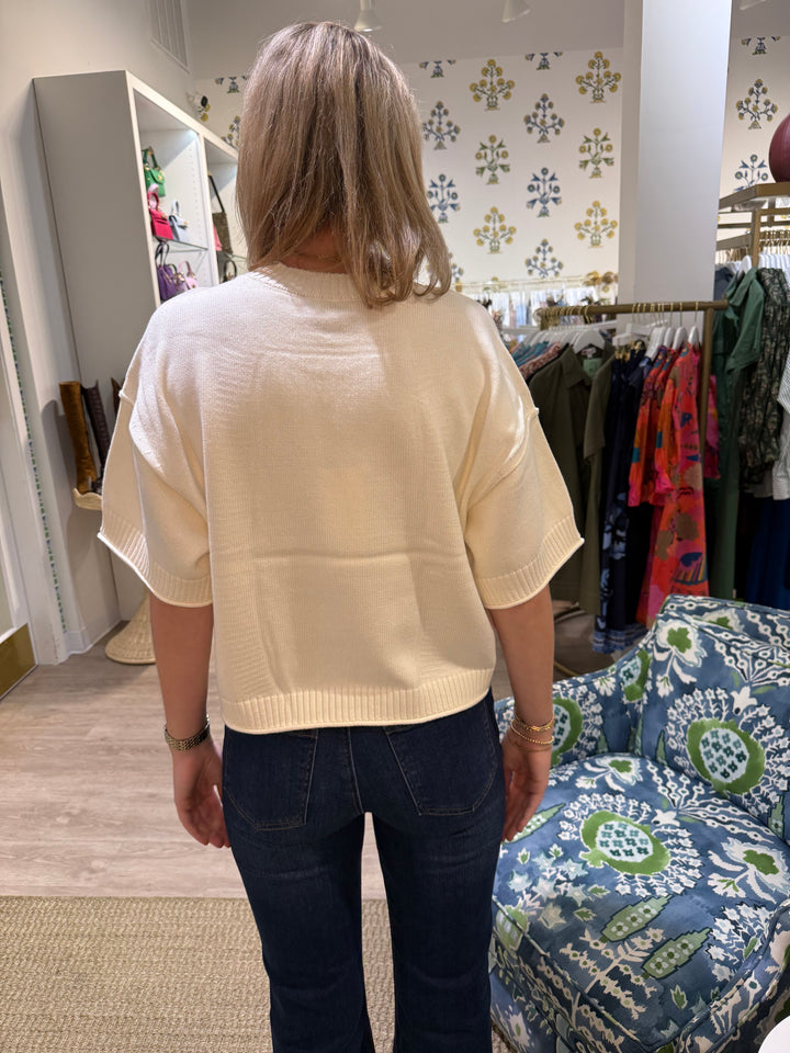 J. Society Boxy Crewneck Sweater