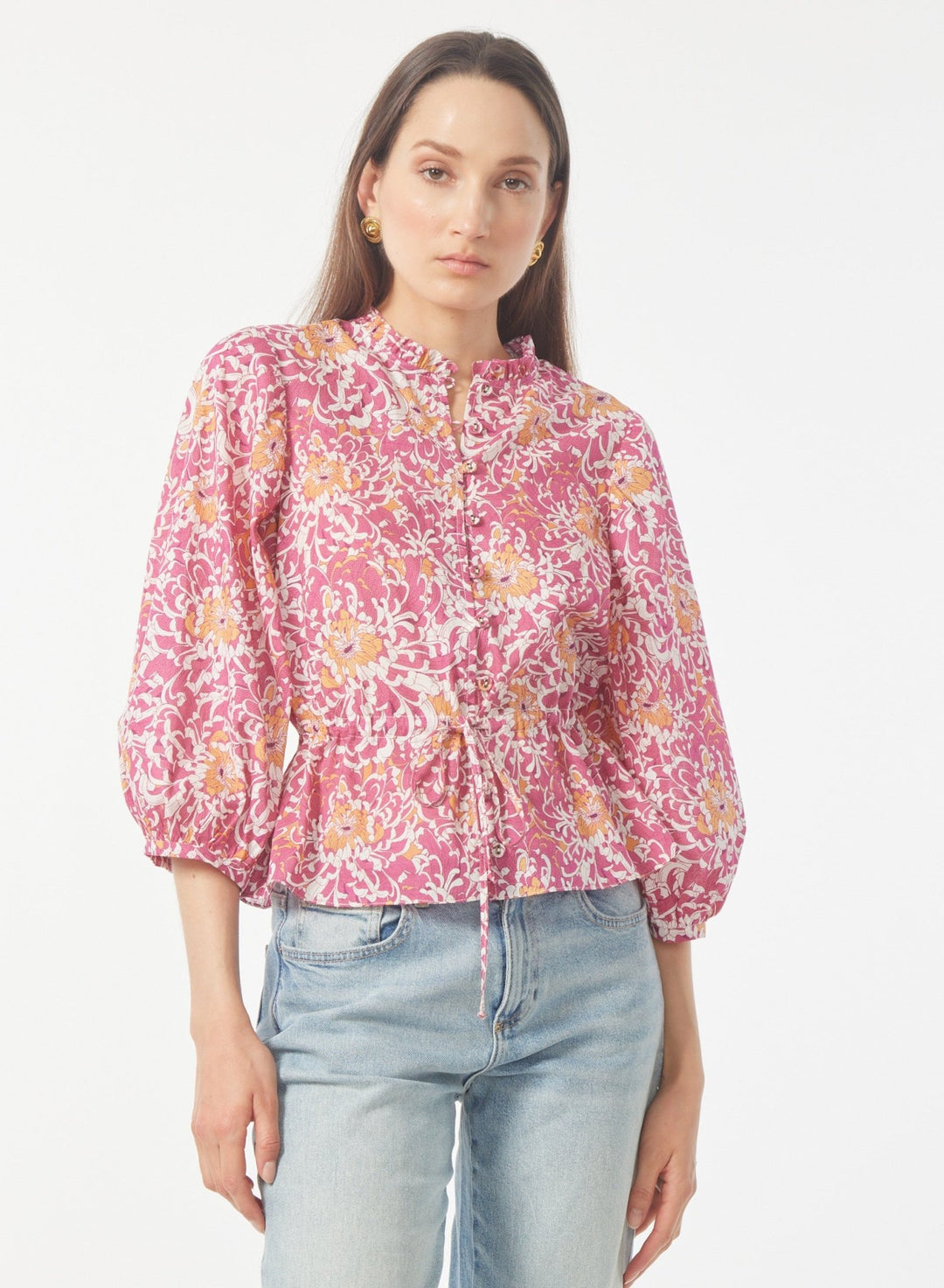 Gilner Farrar Iman Blouse - Capri by Sunset & Co.