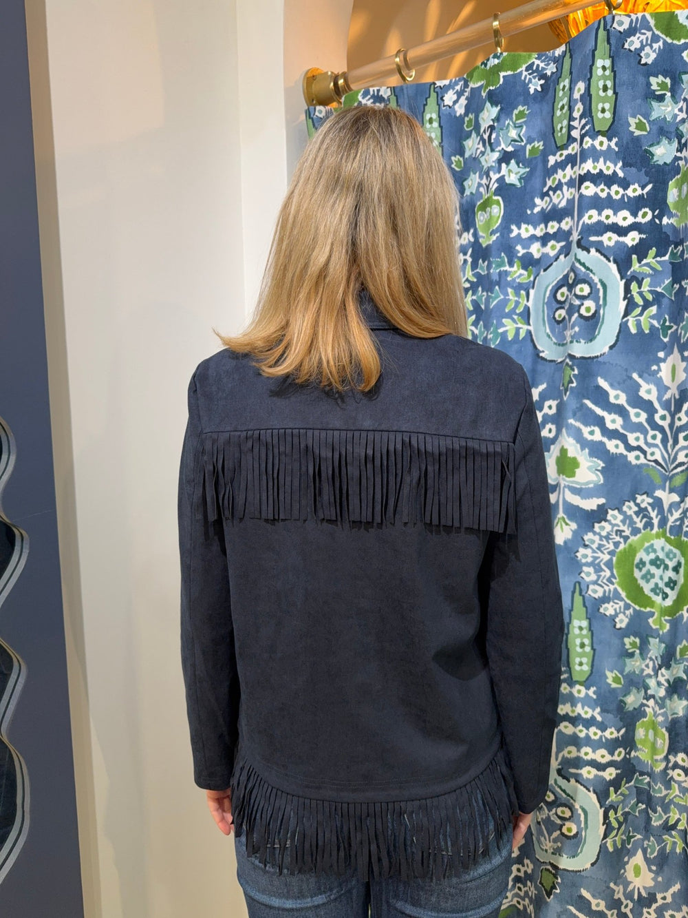 J. Society Suede Fringe Jacket - Capri by Sunset & Co.