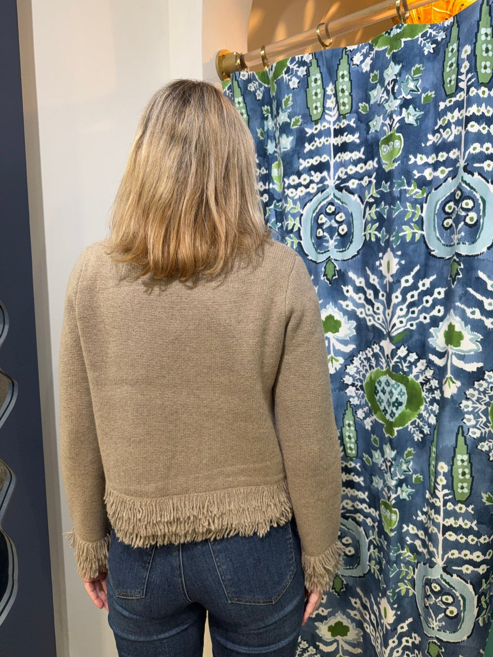 J. Society Fringe Suede Cardigan - Capri by Sunset & Co.