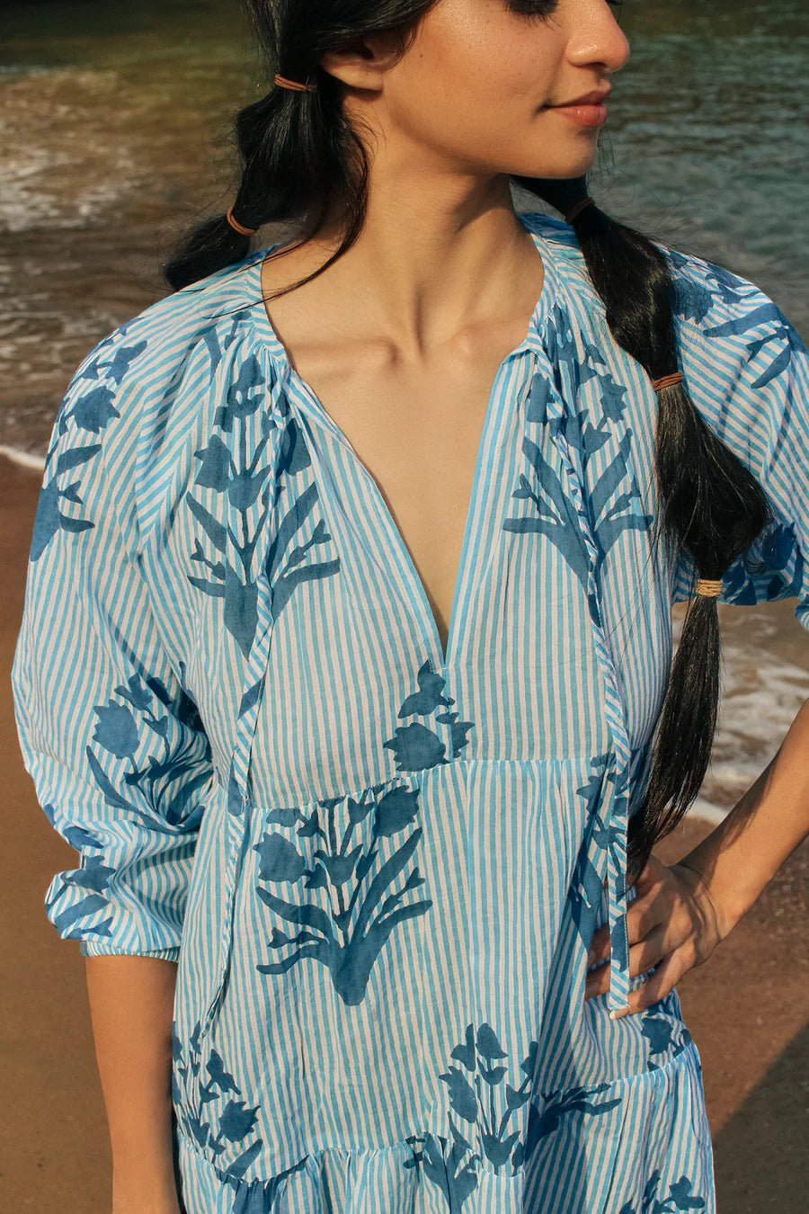 SZ Blockprints Priya Dress - Capri by Sunset & Co.