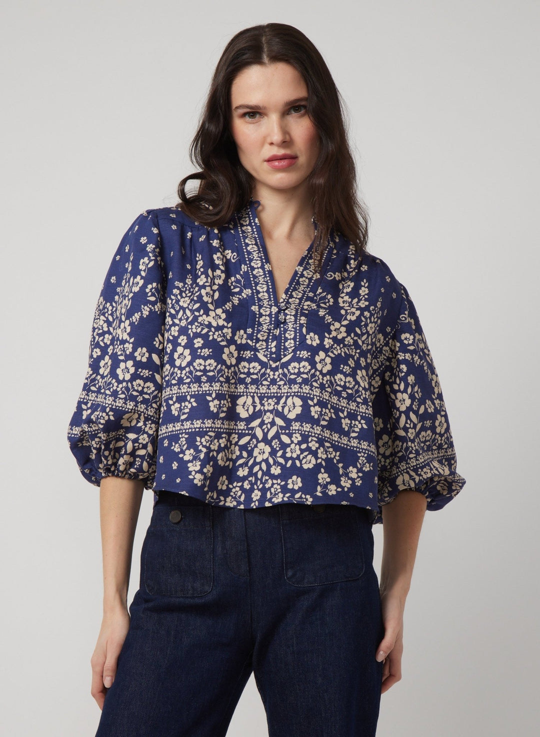 Gilner Farrar Bethany Blouse - Capri by Sunset & Co.
