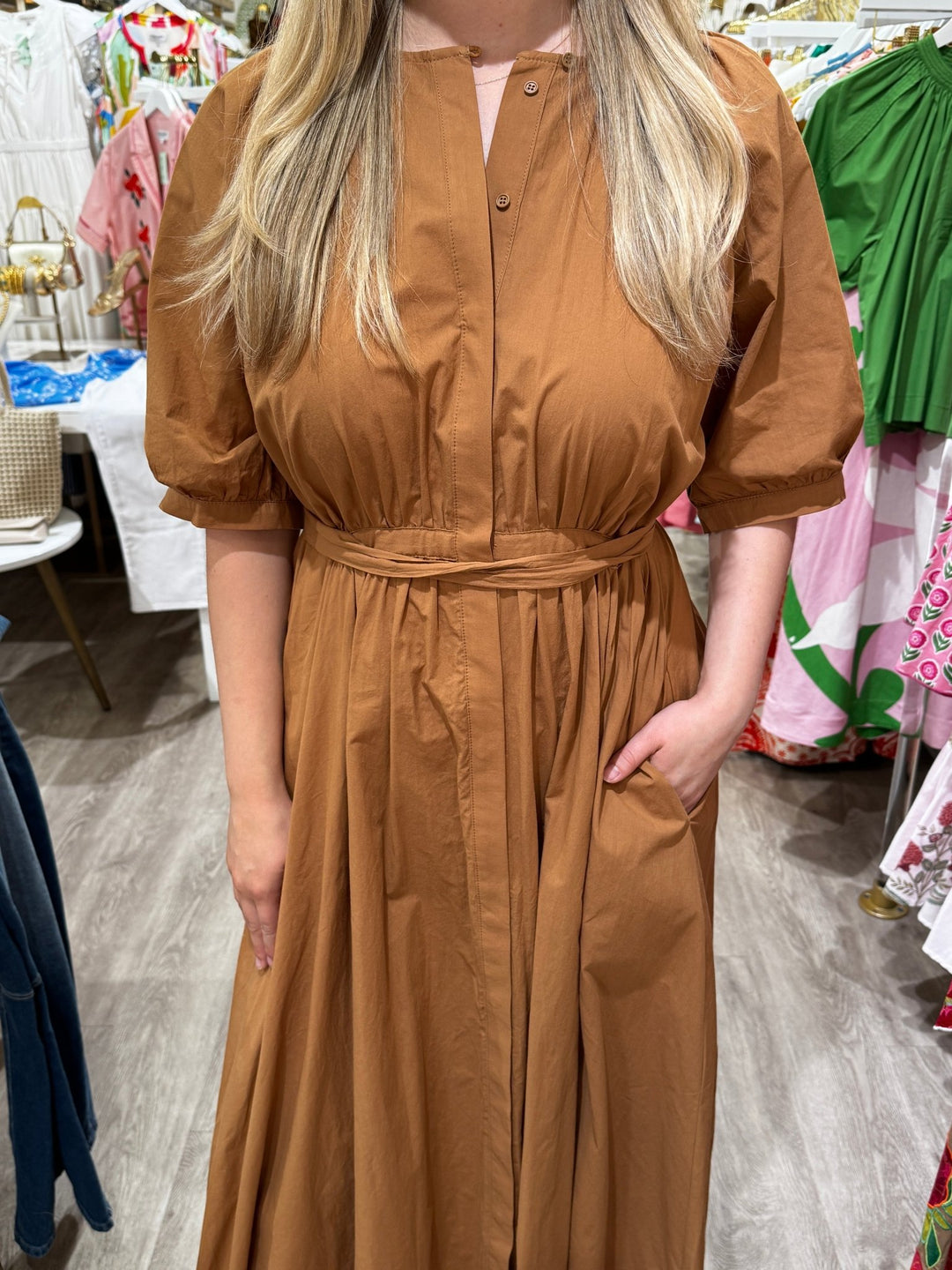 Suncoo Cassie Midi Dress - Capri by Sunset & Co.