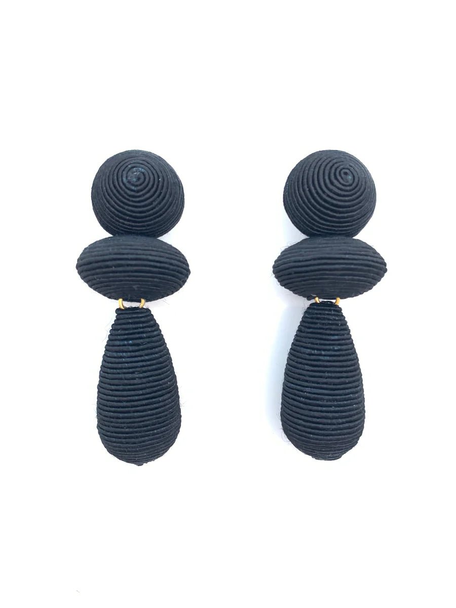 Accessory Jane Large Corded Orbit Earrings - Capri by Sunset & Co.