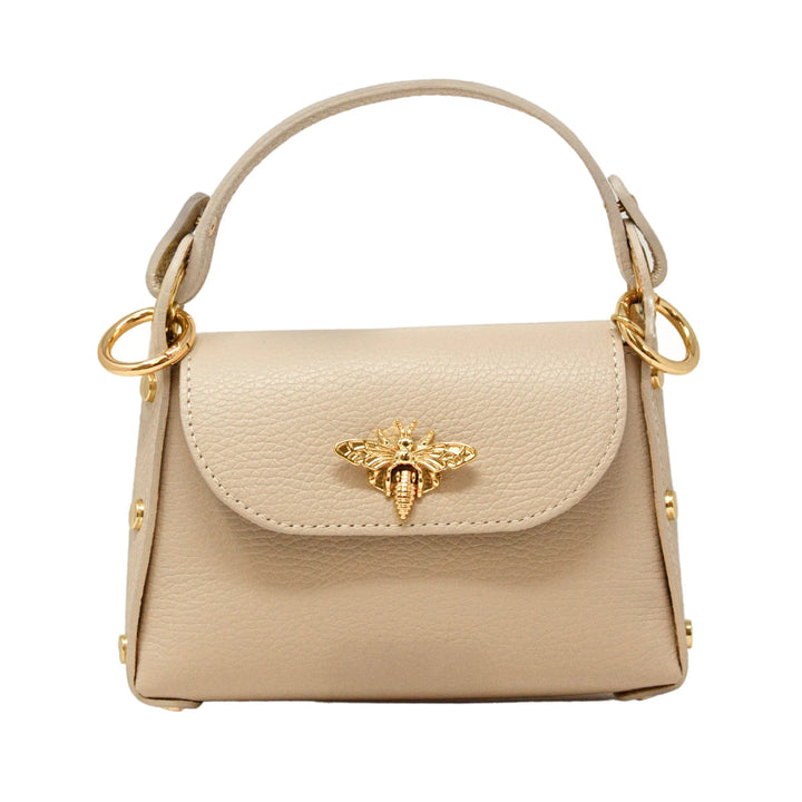 German Fuentes Leather Bee Bag - Capri by Sunset & Co.