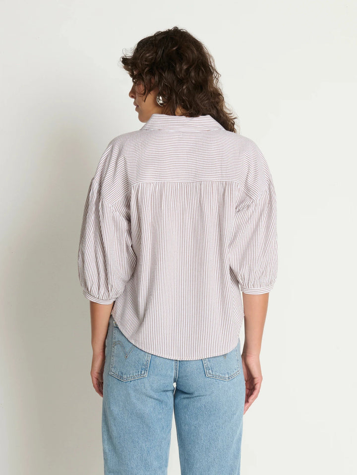 Nation LTD Jaynee Blouson Shirt - Capri by Sunset & Co.