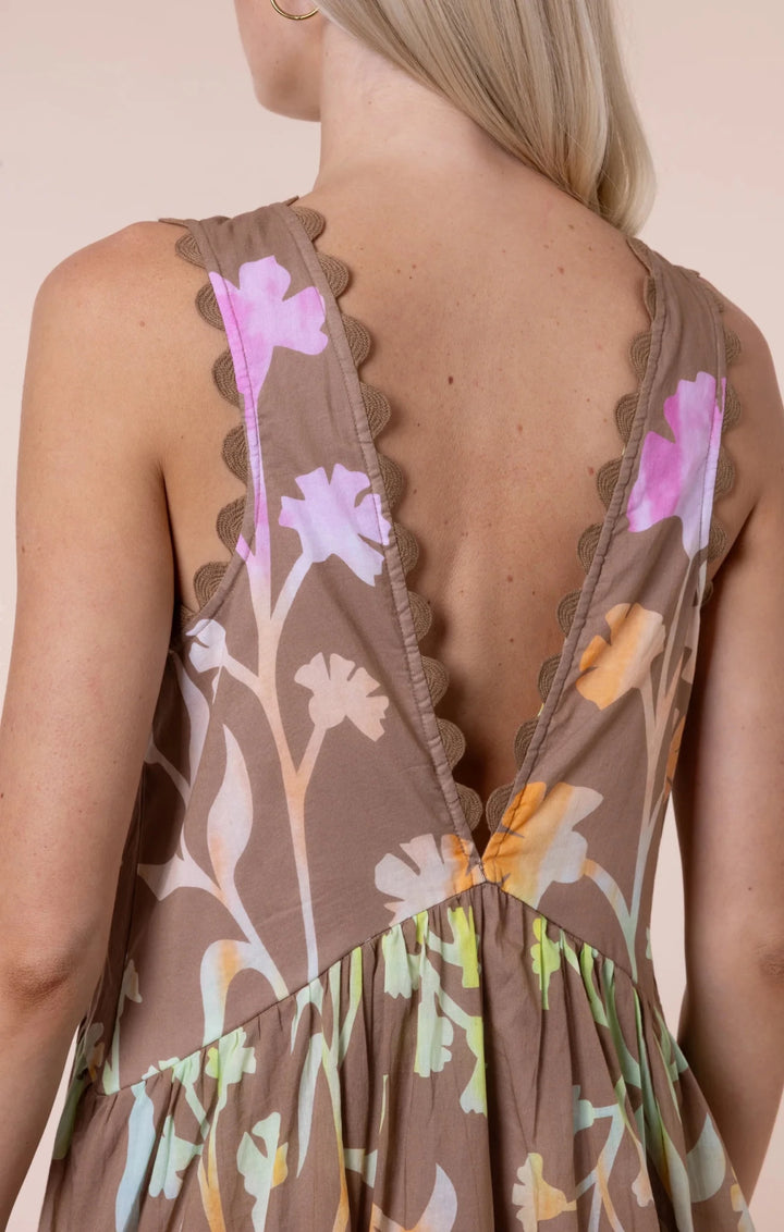 Juliet Dunn V Back Mini Dress - Capri by Sunset & Co.