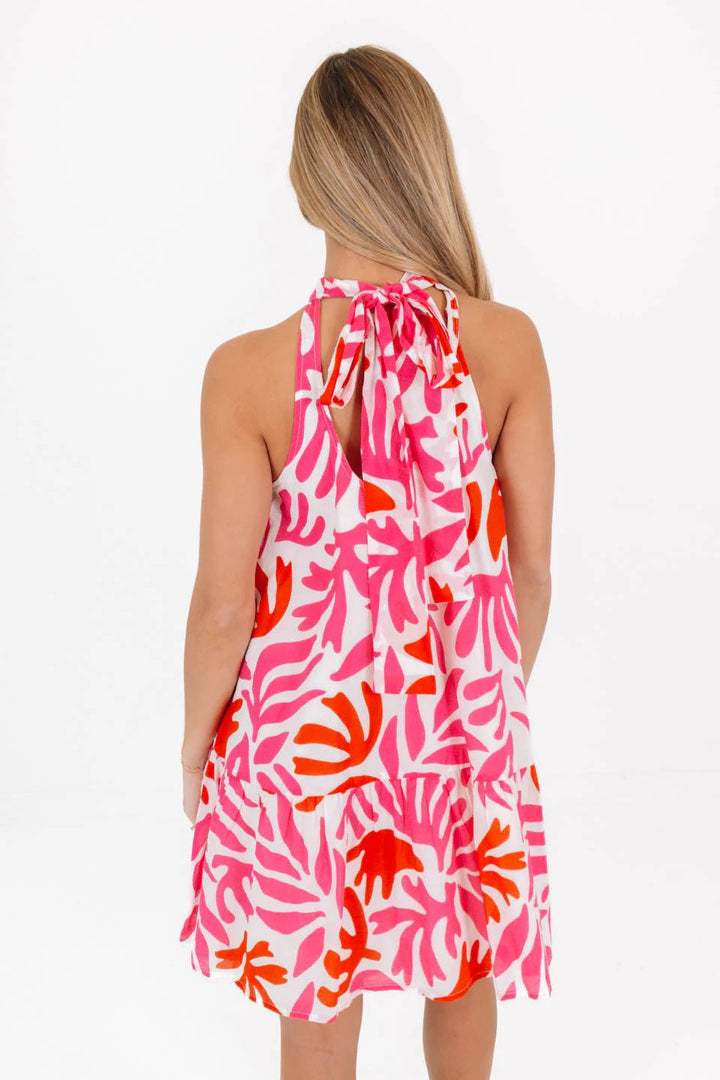 J. Marie The Lara High Neck Dress - Capri by Sunset & Co.