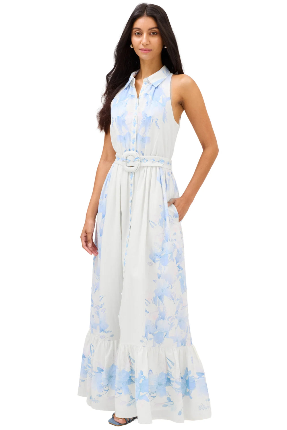Allison New York Juniper Maxi Dress - Capri by Sunset & Co.