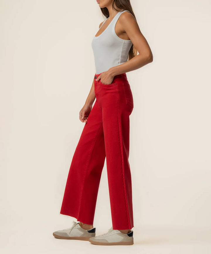 Kut From The Kloth Meg High Rise Wide Leg - Capri by Sunset & Co.
