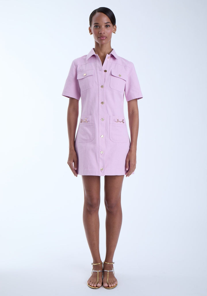 Karina Grimaldi Flora Denim Mini Dress - Capri by Sunset & Co.