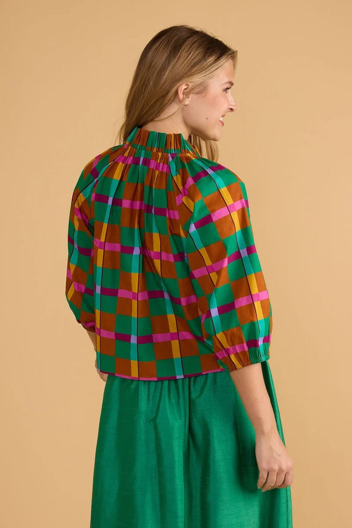 Double A Cosette Top - Capri by Sunset & Co.
