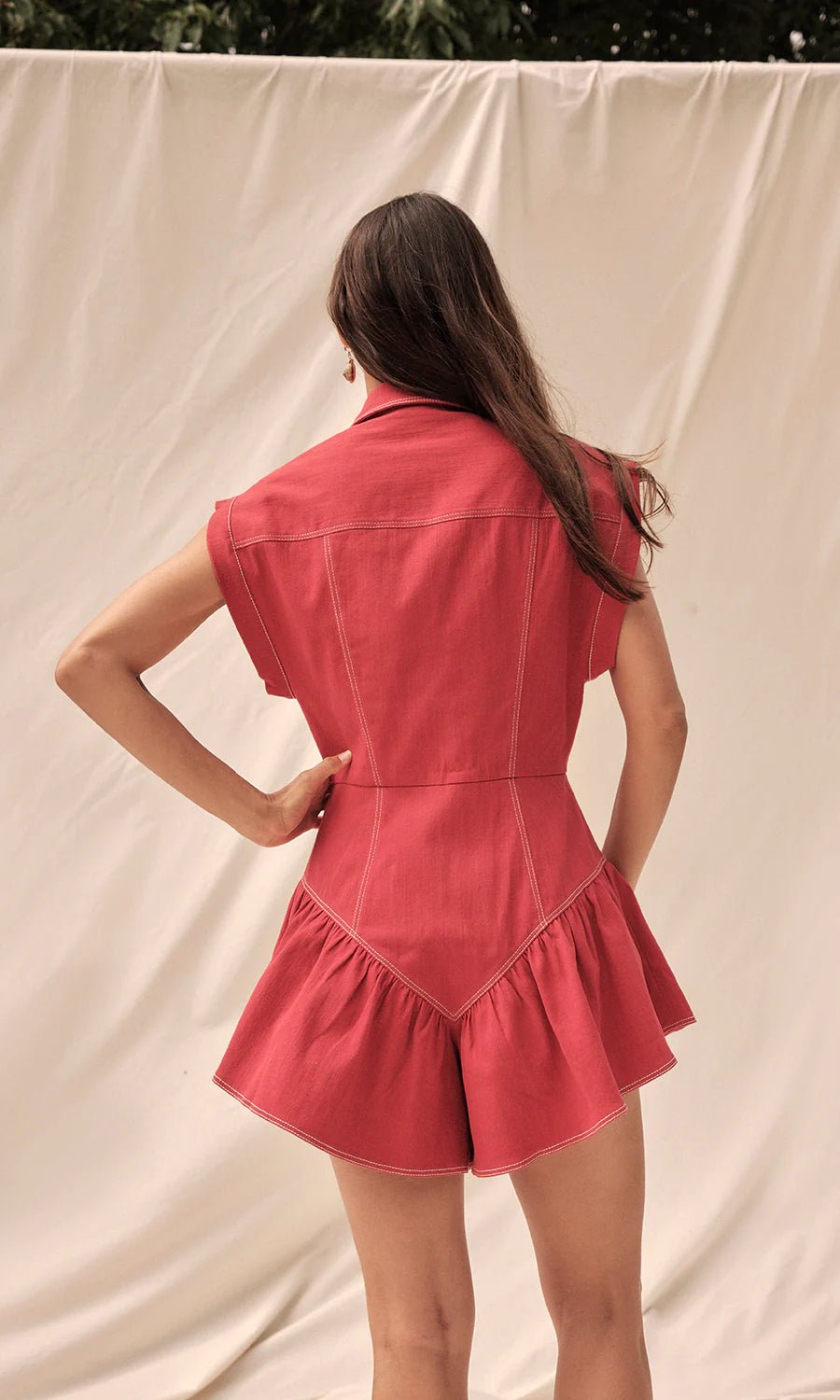 Saylor Keira Romper - Capri by Sunset & Co.