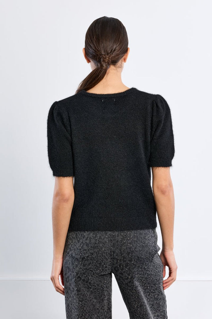 Molly Bracken Sequin Bow Sweater - Capri by Sunset & Co.