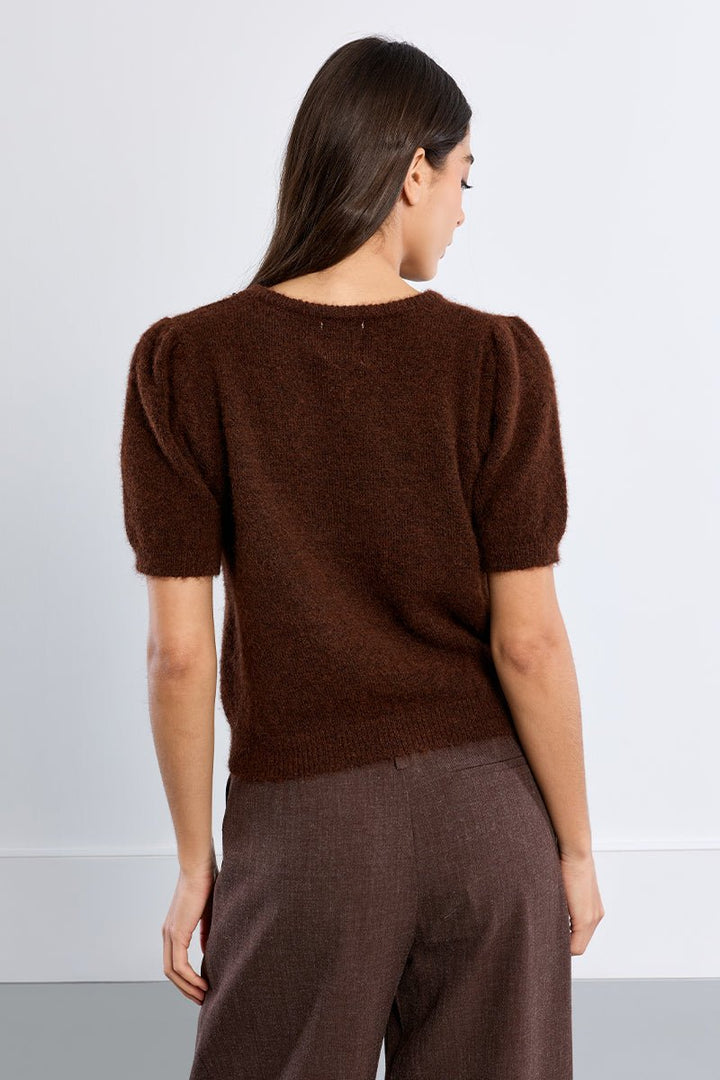 Molly Bracken Sequin Bow Sweater - Capri by Sunset & Co.