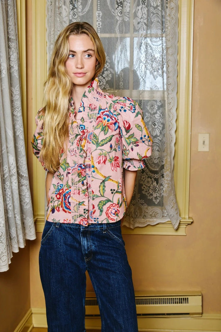 Love the Label Zuri Top - Capri by Sunset & Co.