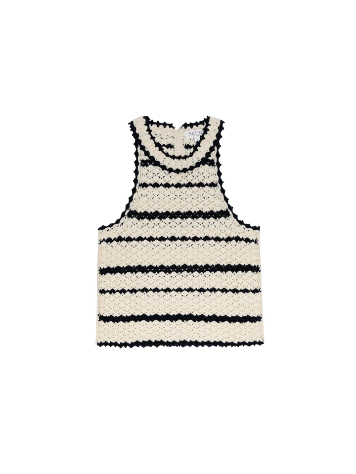 Nation LTD Lucy Crochet Halter Top - Capri by Sunset & Co.