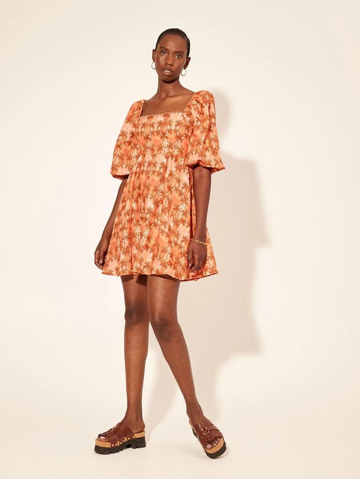 Kivari Leilani Mini Dress - Peach - Capri by Sunset & Co.