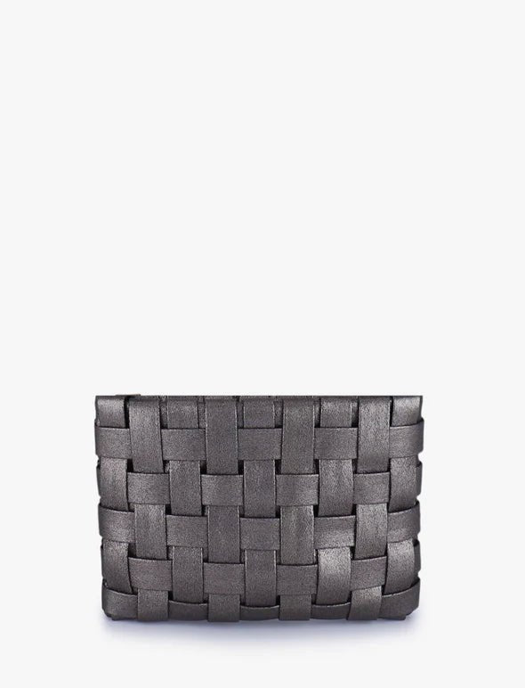 Remi/Reid Lindy Small Woven Clutch - Capri by Sunset & Co.